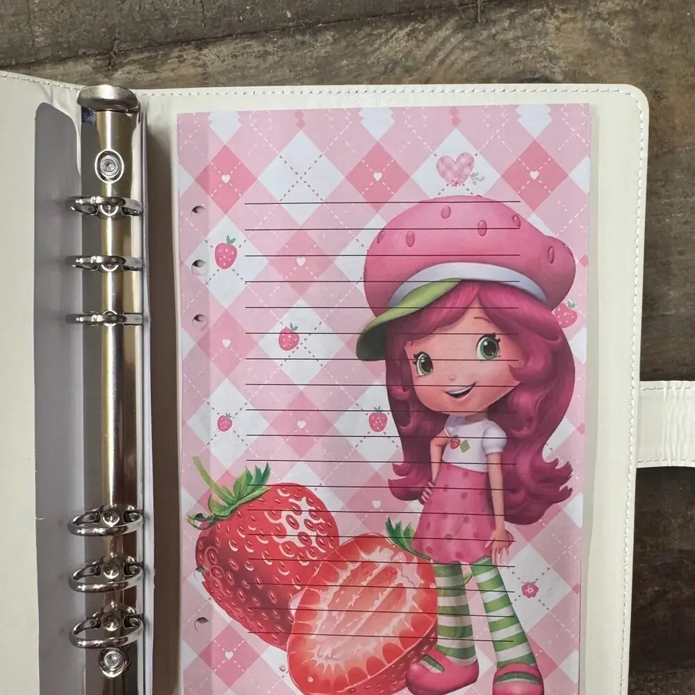 Strawberry Shortcake A5 Binder w/ matching paper
